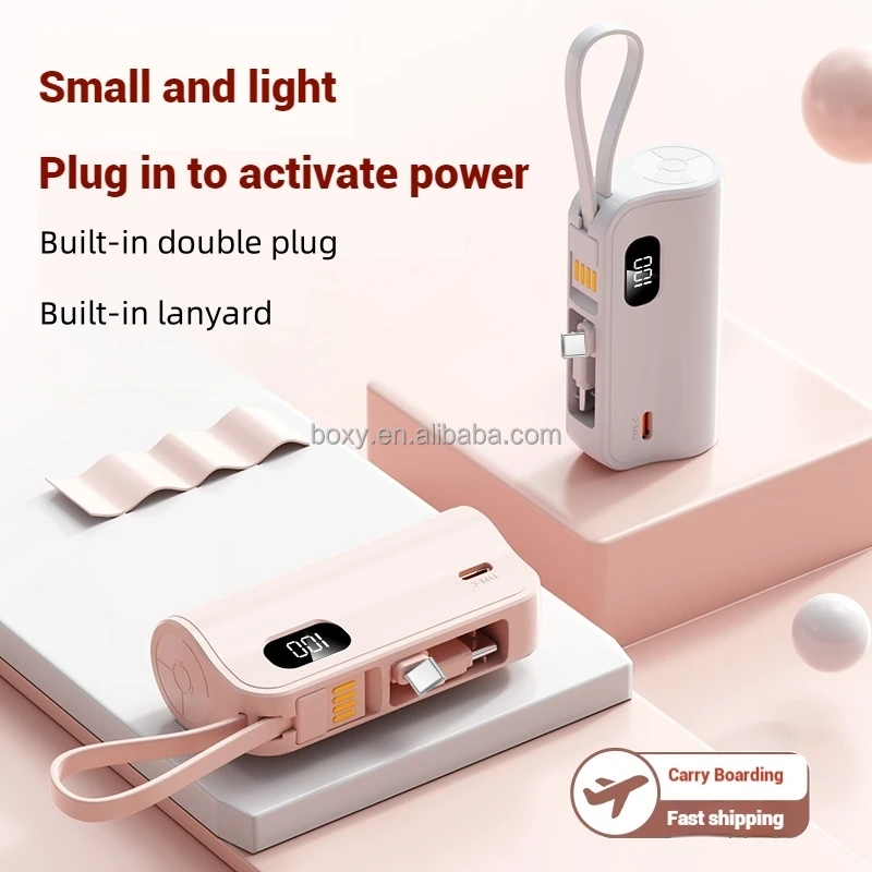External Battery with Integrated Digital Screen Cables